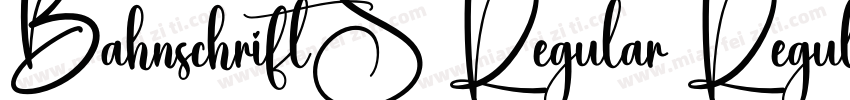 BahnschriftS Regular Regular字体转换